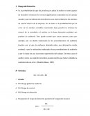 Riesgo de Detección