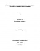 Descripción del impacto del desplazamiento forzado sobre la transmisión de valores culturales