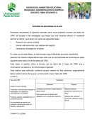 Actividad de aprendizaje en el aula