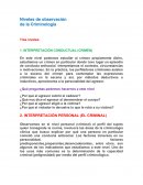 Niveles de observación de la criminalidad