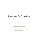 Educación y Pedagogia “Investigacion etnografica: Comunicación entre padres e hijos”