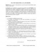 Plan de Trabajo de Aula de Medios