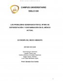 LOS PROBLEMAS GENERADOS POR EL RITMO DE DEFORESTACIÓN Y CONTAMINACIÓN EN EL MÉXICO ACTUAL