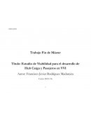 Estudio de Viabilidad para el desarrollo de Hub Carga y Pasajeros en VVI