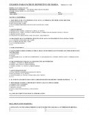 Ejemplo de un Examen patron de