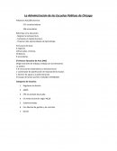 Ejemplo de las Sintesis "La Administración de las Escuelas de Chicago"