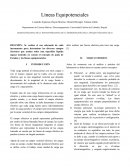 Calculo integral - Líneas Equipotenciales