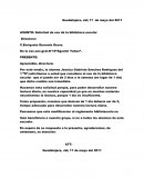 Solicitud de uso de la biblioteca escolar