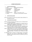 INFORME PSICOPEDAGÓGICO dificultades en el aprendizaje