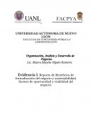 Reporte de Beneficios de formalización del negocio y sustentabilidad, fuentes de oportunidad y viabilidad del negocio.
