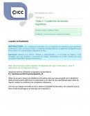 Tarea 4. Cuadernillo de estudio: Algoritmos