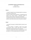 ¿Las creencias, limitan la educación actual?