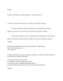 Nombre de la actividad: Actividad Integradora 1. Buscar información