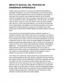 Impacto social en el proceso de enseñanza