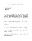 COMO SEDA EL NUEVO BALANCE SCORECARD EN SU IMPLEMENTACIÓN AL MANTENIMIENTO INDUSTRIAL