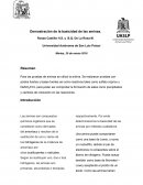 Demostración de la basicidad de las aminas.