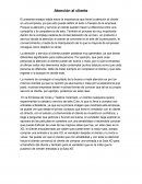 Atención al cliente - Ensayo