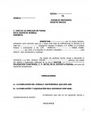 DIVORCIO NECESARIO. ESCRITO INICIAL