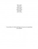 Como influye la violencia del hogar en el proceso de aprendizaje del estudiante