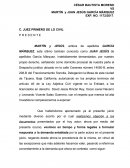 Contestación reinvindicatorio