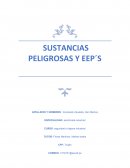 SUSTANCIAS PELIGROSAS Y EEP´S
