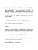 Implementación de las TIC en las actividades formativas