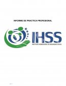 INFORME DE PRÁCTICA PROFESIONAL REPÚBLICA DE HONDURAS