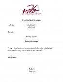 Os trastornos emocionales afectan a los estudiantes sobre todo en los primeros años de sus carreras.