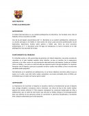 ANTE PROYECTO - FUTBOL CLUB BARCELONA