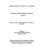 Evidencia 3 Análisis de caso Generalidades de la oferta y la demanda