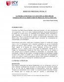LA PRUEBA ANTICIPADA Y SU AFECCIÓN AL PRINCIPIO DE INMEDIACIÓN EN EL ORDENAMIENTO PROCESAL PENAL PERUANO.