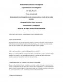 PLANTEAMIENTO INICIAL DE INVESTIGACION