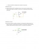 Mencione las diferentes configuraciones mostrados en esta practica