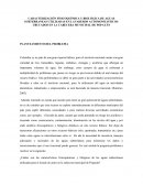 Caracterización fisicoquímica y biológica de aguas subterraneas