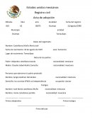 Actas mexicanas Registro civil
