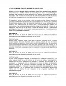 RESE;A ¿CUÁL ES LA FINALIDAD DEL INFORME DEL PSICÓLOGO?