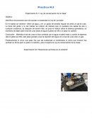 Identificar los procesos que nos ayudan a comprobar la Ley de Lavoisier.