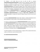 Modelo de Finiquito sencillo en Panamá