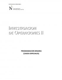 PROGRAMACION ENTERA BINARIA (CASOS ESPECIALES). Página 1