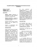 VOLUMETRÍA REDOX: PERMANGANATO DE POTASIO CON AGUA OXIGENADA