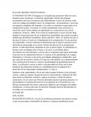 Plan de mejora institucional (primer ciclo)