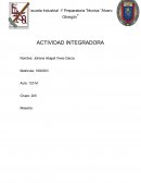 Actividad integradora. La Anorexia