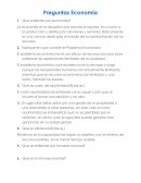 Preguntas Economía- Que entiende por economía?