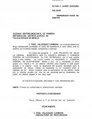 Ejemplo de el Cause ejecutoria