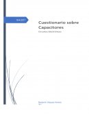 Cuestionario sobre Capacitores