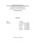 Unidad Curricular: Introducción a la Geociencias.