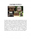 Las civilizaciones CULTURA OLMECA
