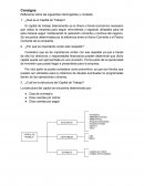 Reflexione sobre las siguientes interrogantes y conteste: