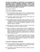 PROMESA DE CONTRATO DE COMPRAVENTA