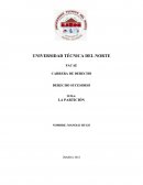 La Particiòn CARRERA DE DERECHO